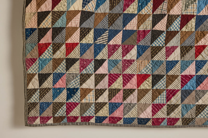 Triangle Patchwork Quilt