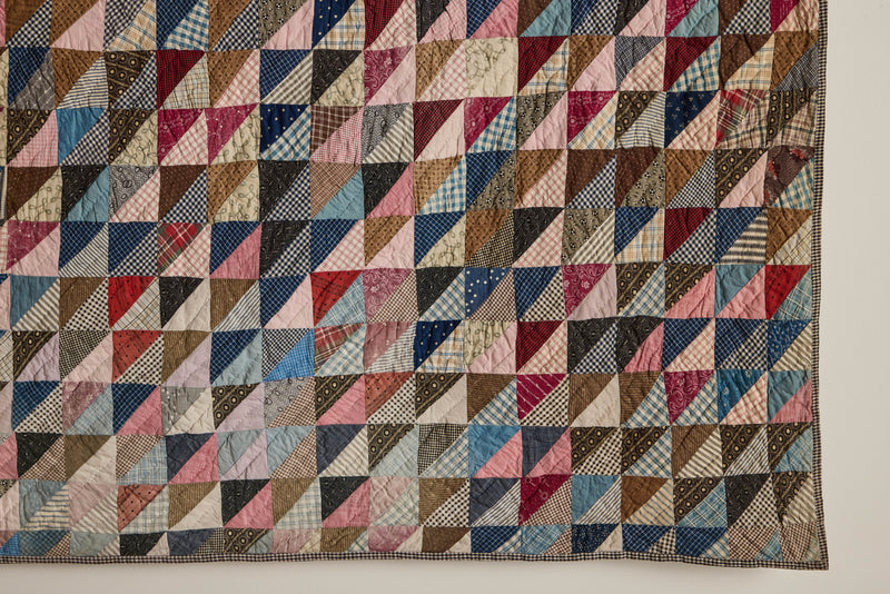 Triangle Patchwork Quilt