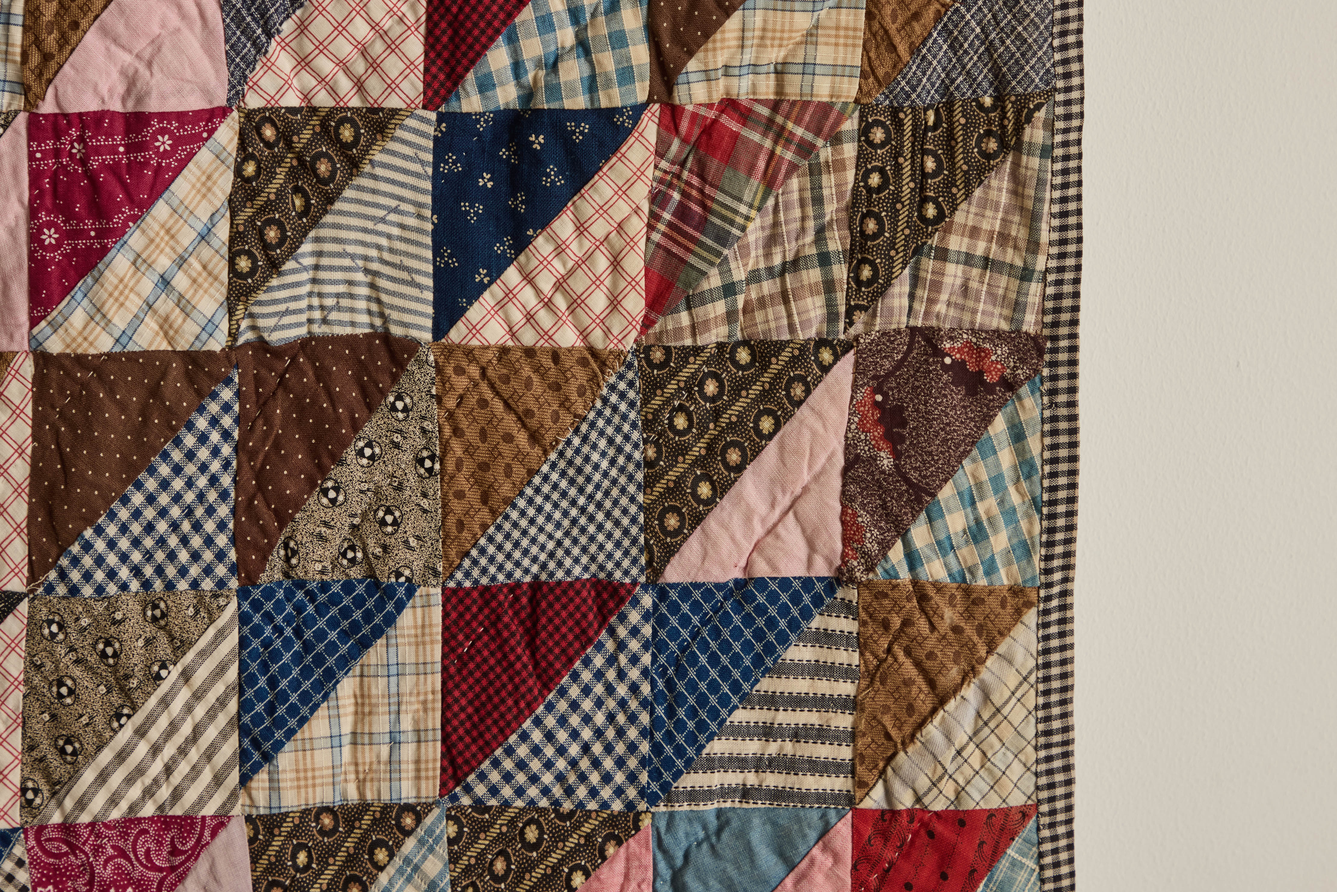 Triangle Patchwork Quilt