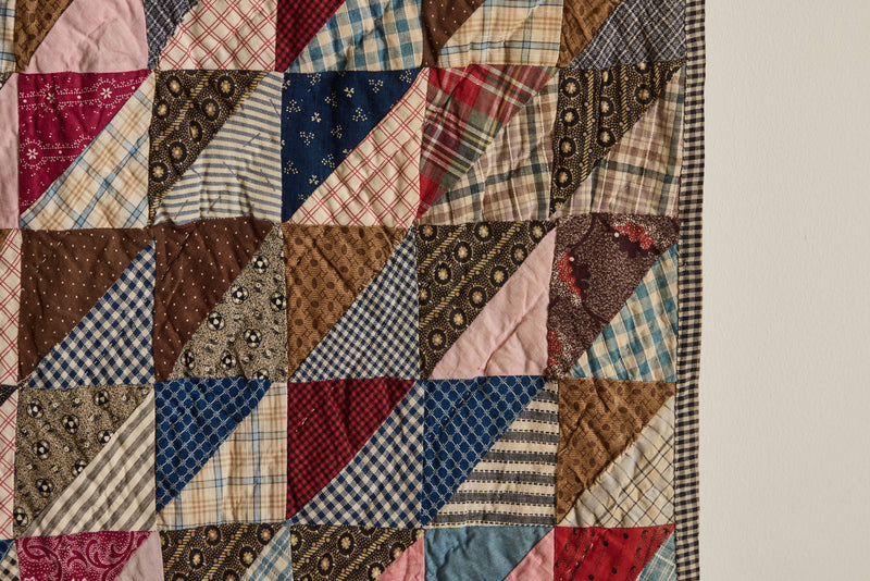 Triangle Patchwork Quilt