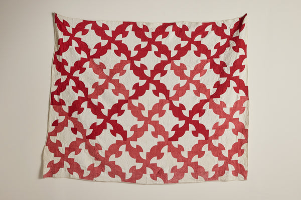 Crimson Patchwork Quilt