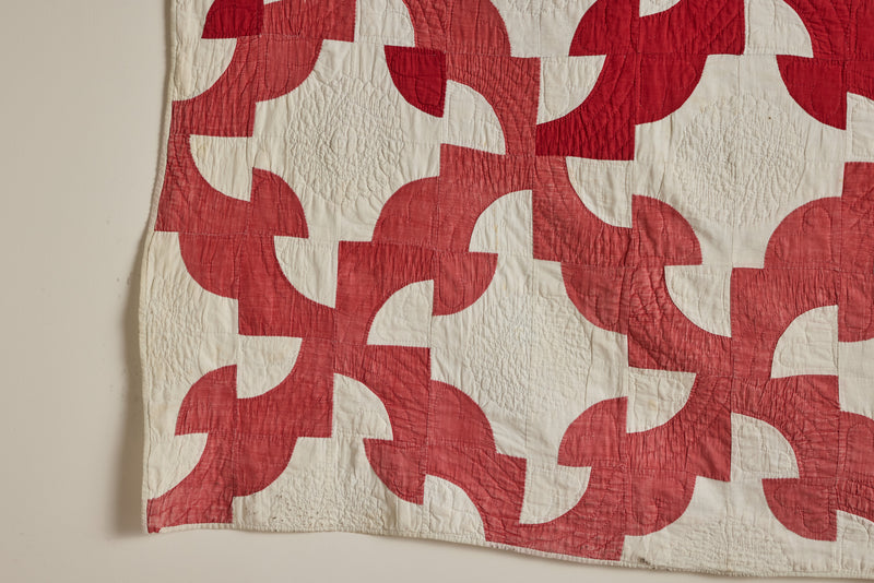 Crimson Patchwork Quilt