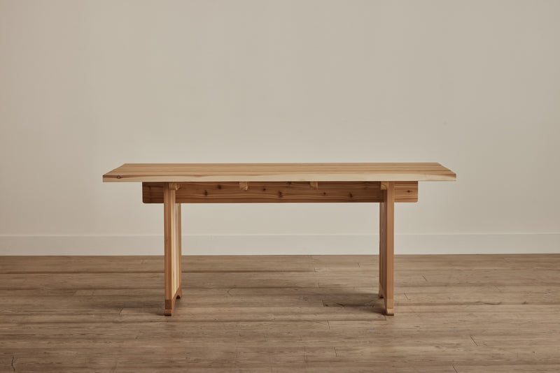 Nickey Kehoe Plank Picnic Table in Natural Oak - In Stock