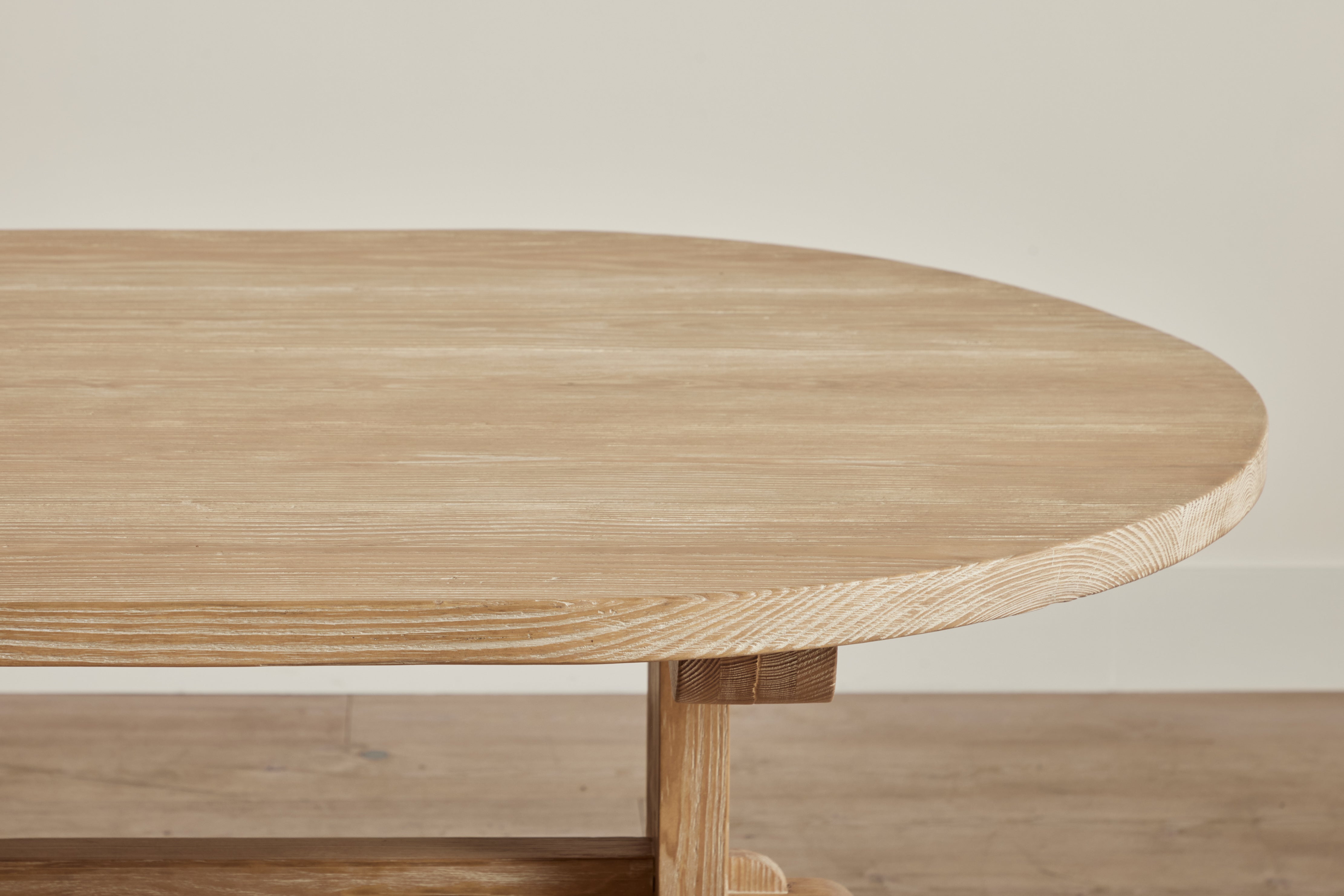 Nickey Kehoe 72" Oval Trestle Dining Table - In Stock