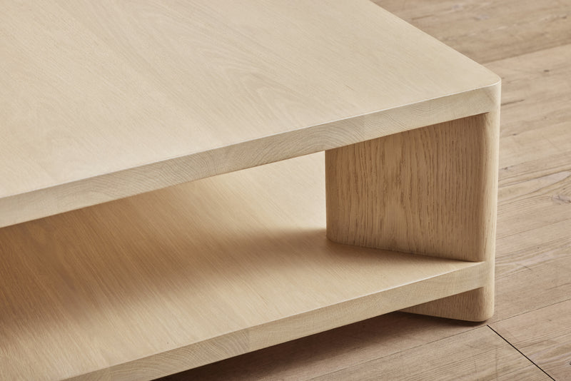 Square Shelf Coffee Table, 48"