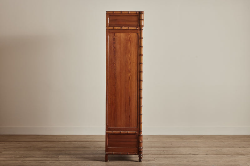 Faux Bamboo Armoire