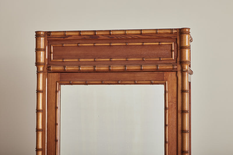 Faux Bamboo Armoire
