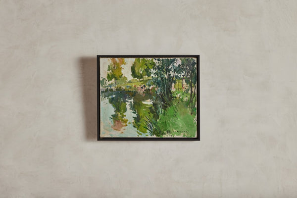 Country Pond Painting