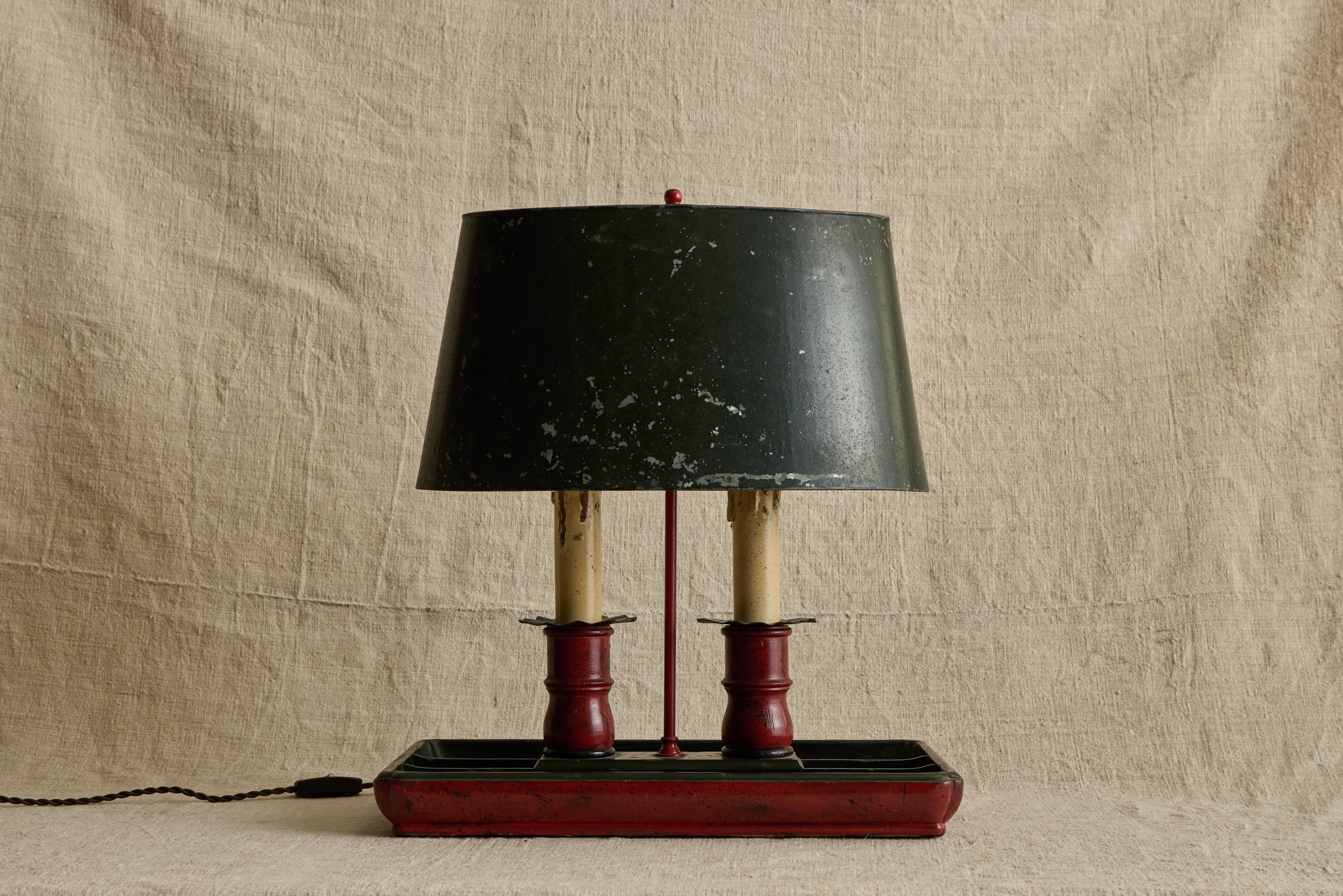 Metal Desk Lamp with Tray