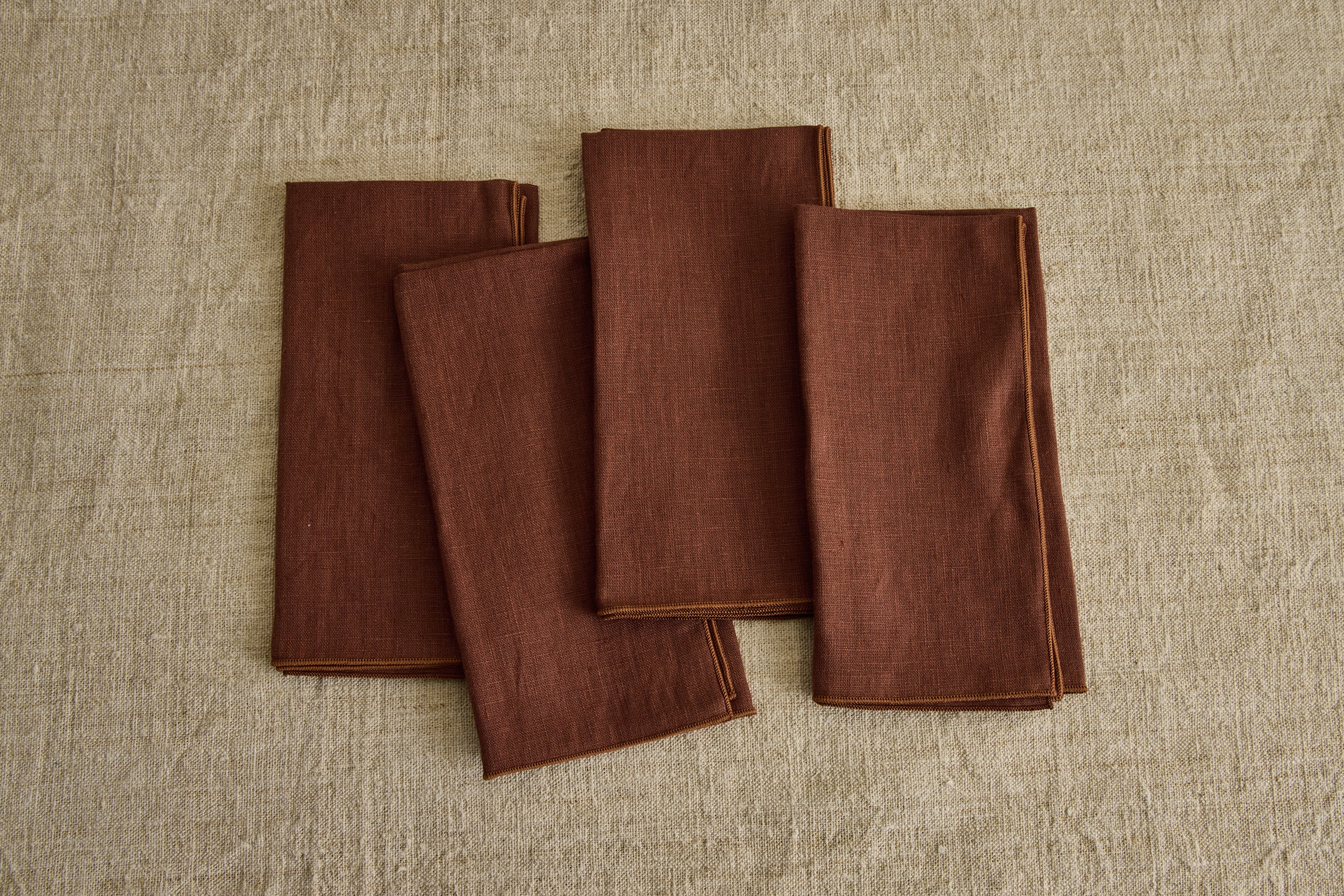 Linen Napkins, Set of 4 (Multiple Colors)