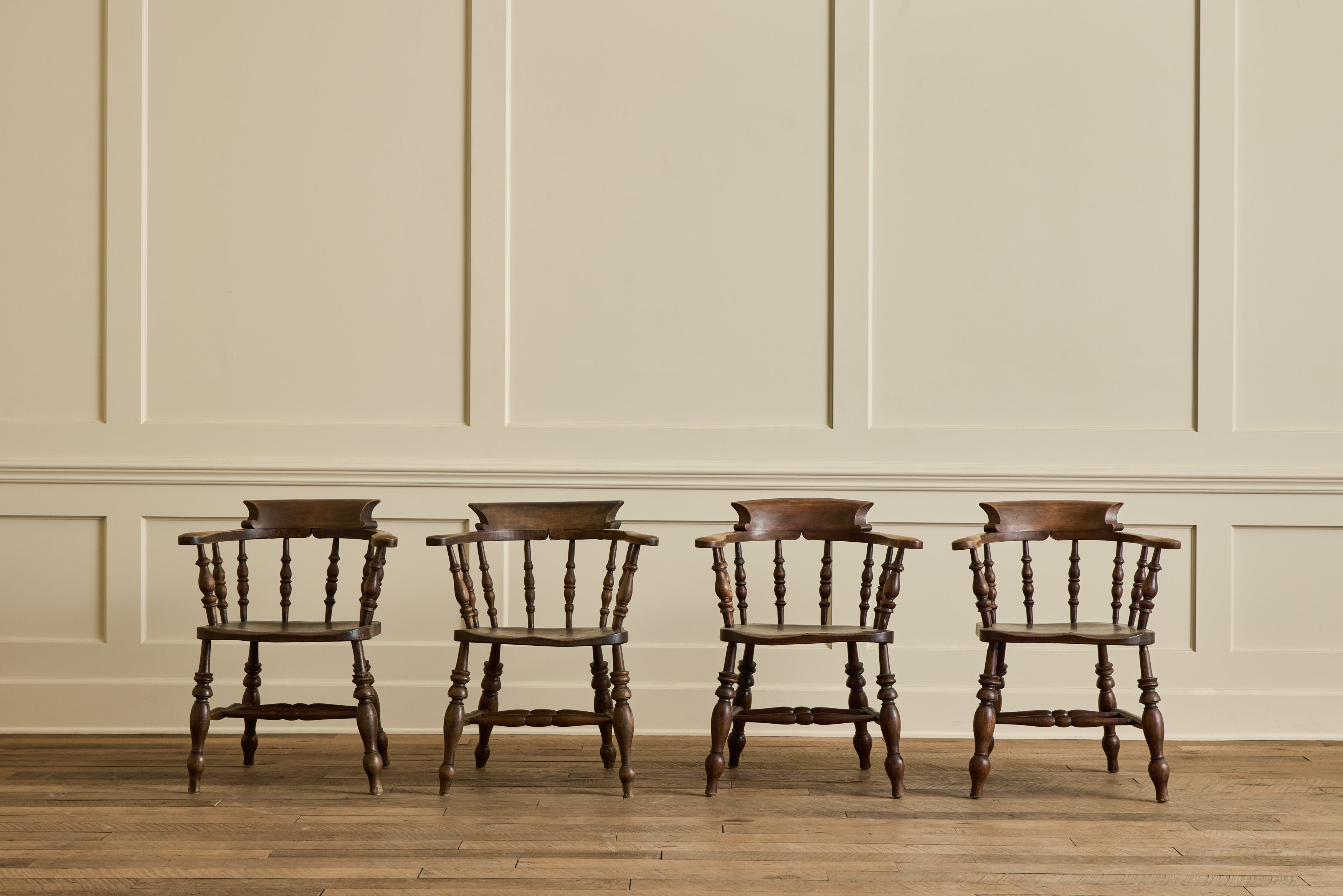 Set of 8 Barrel Back Chairs