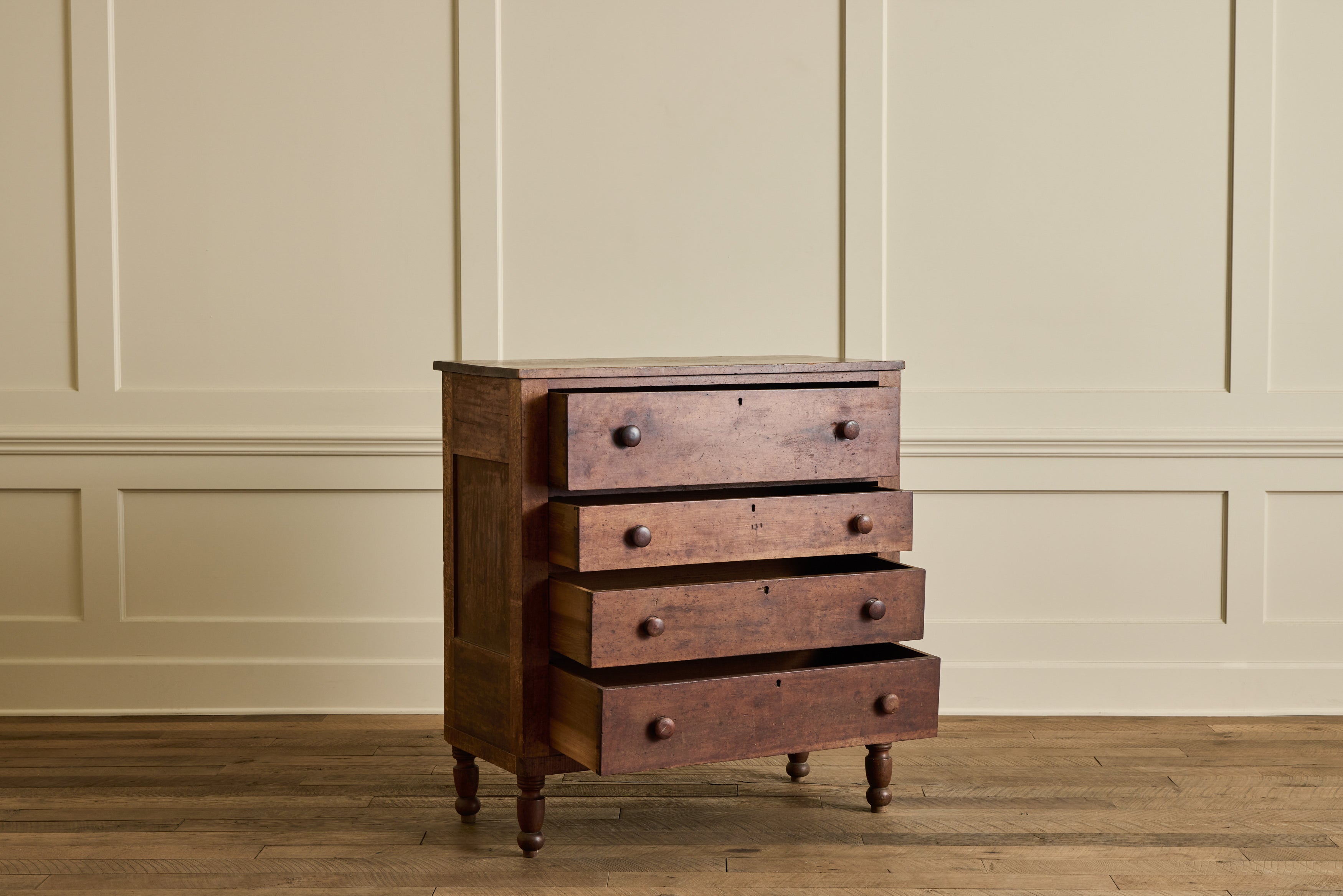 Cherry Wood Chest of Drawers