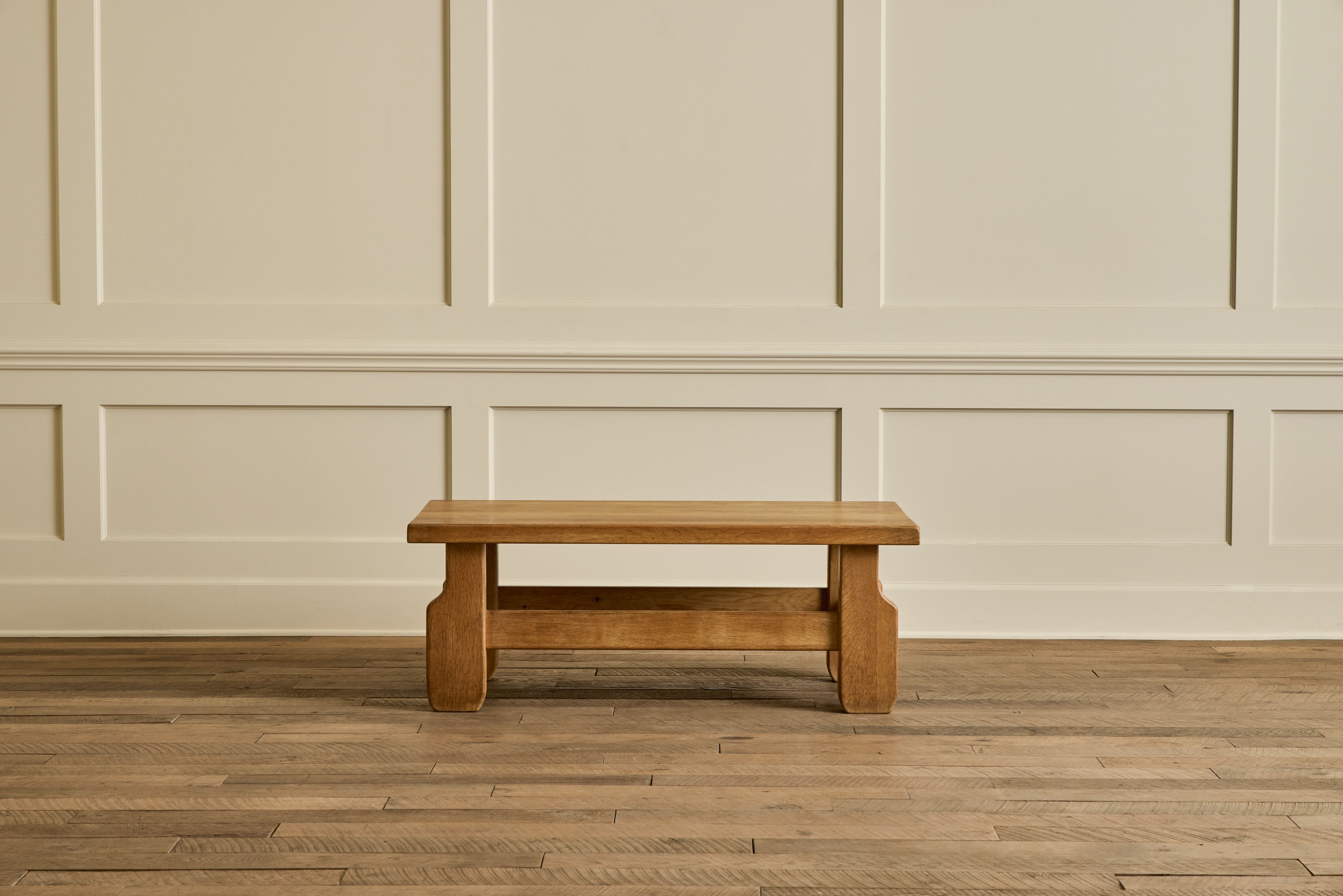 Brutalist Oak Coffee Table