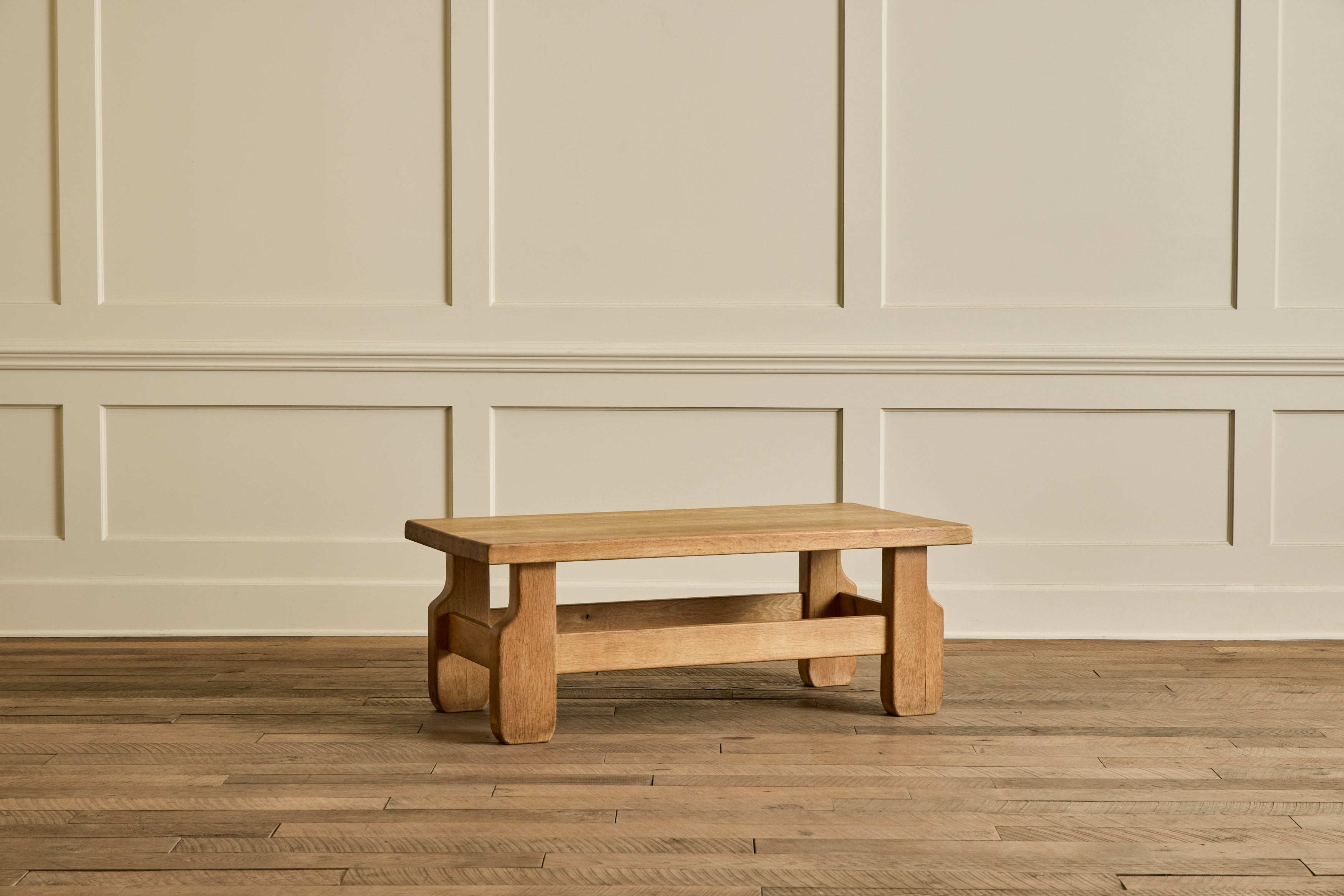 Brutalist Oak Coffee Table