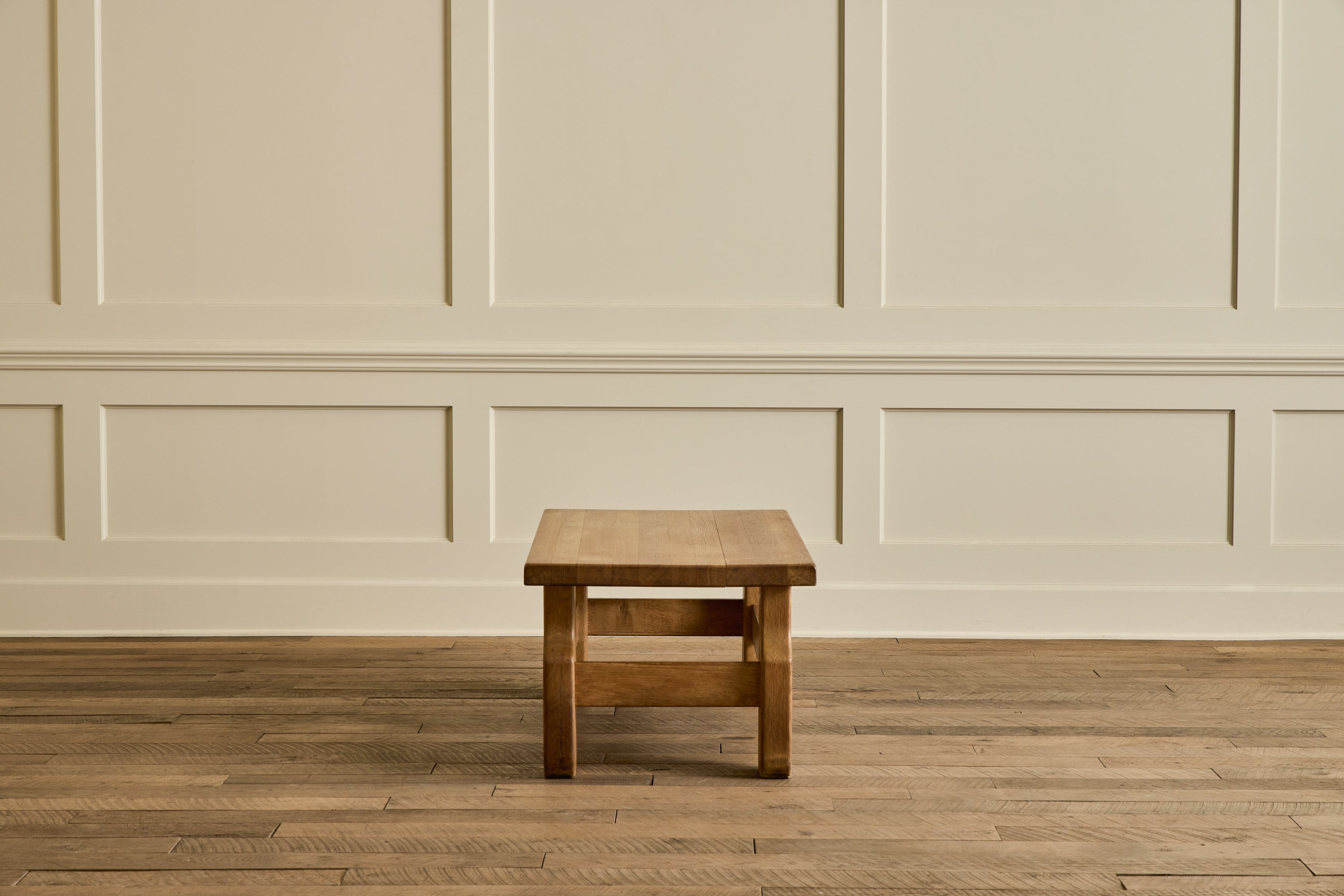 Brutalist Oak Coffee Table