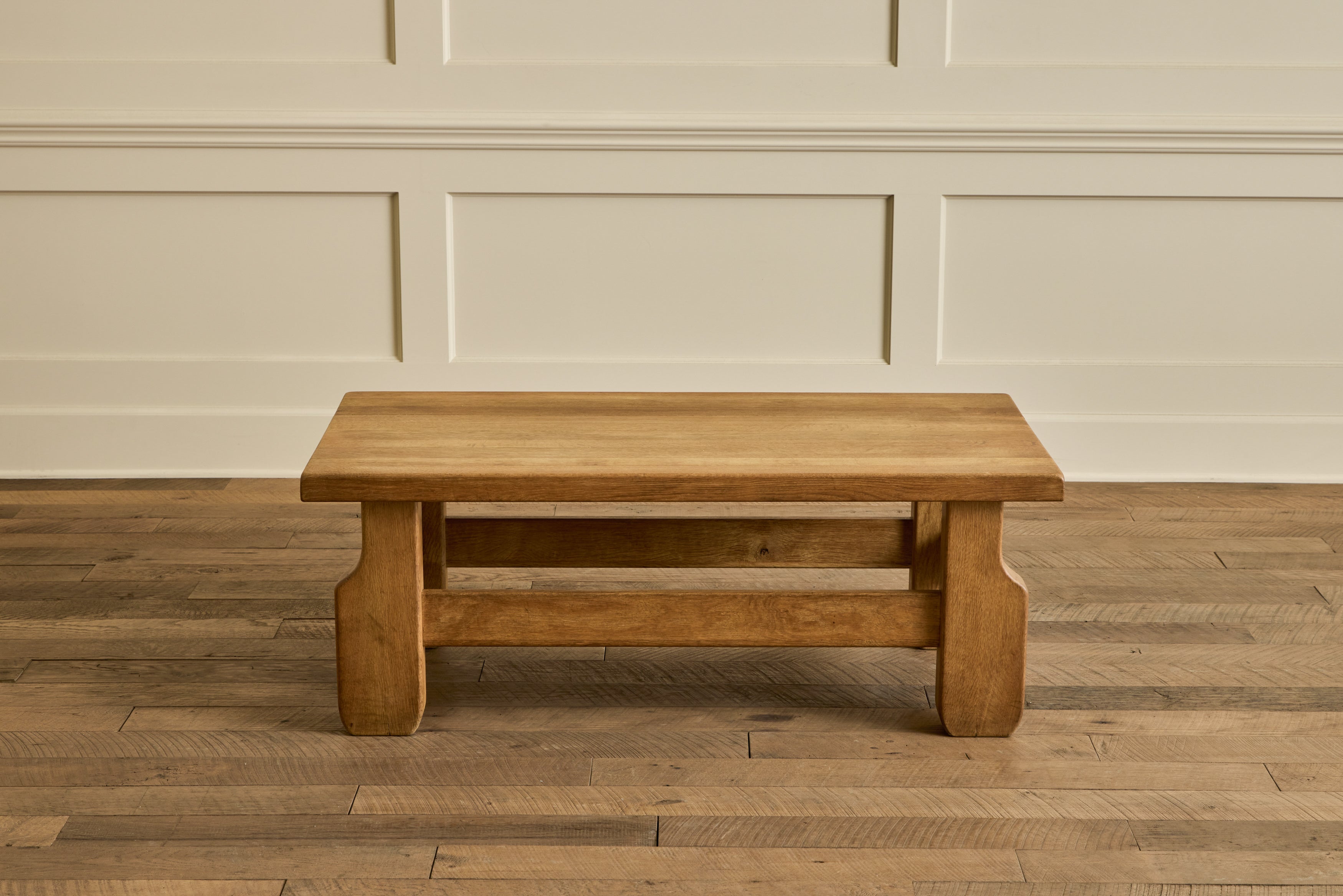 Brutalist Oak Coffee Table