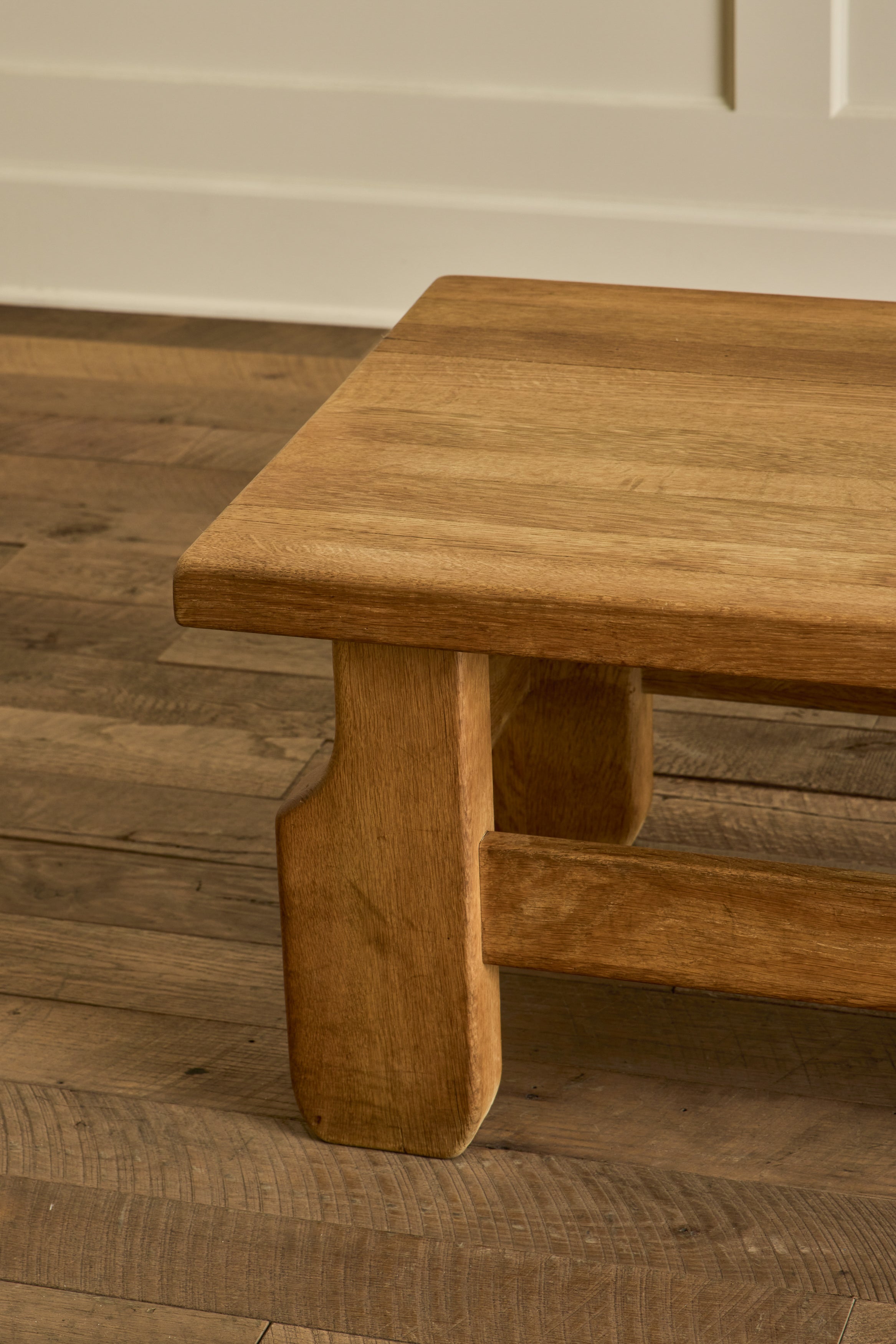Brutalist Oak Coffee Table