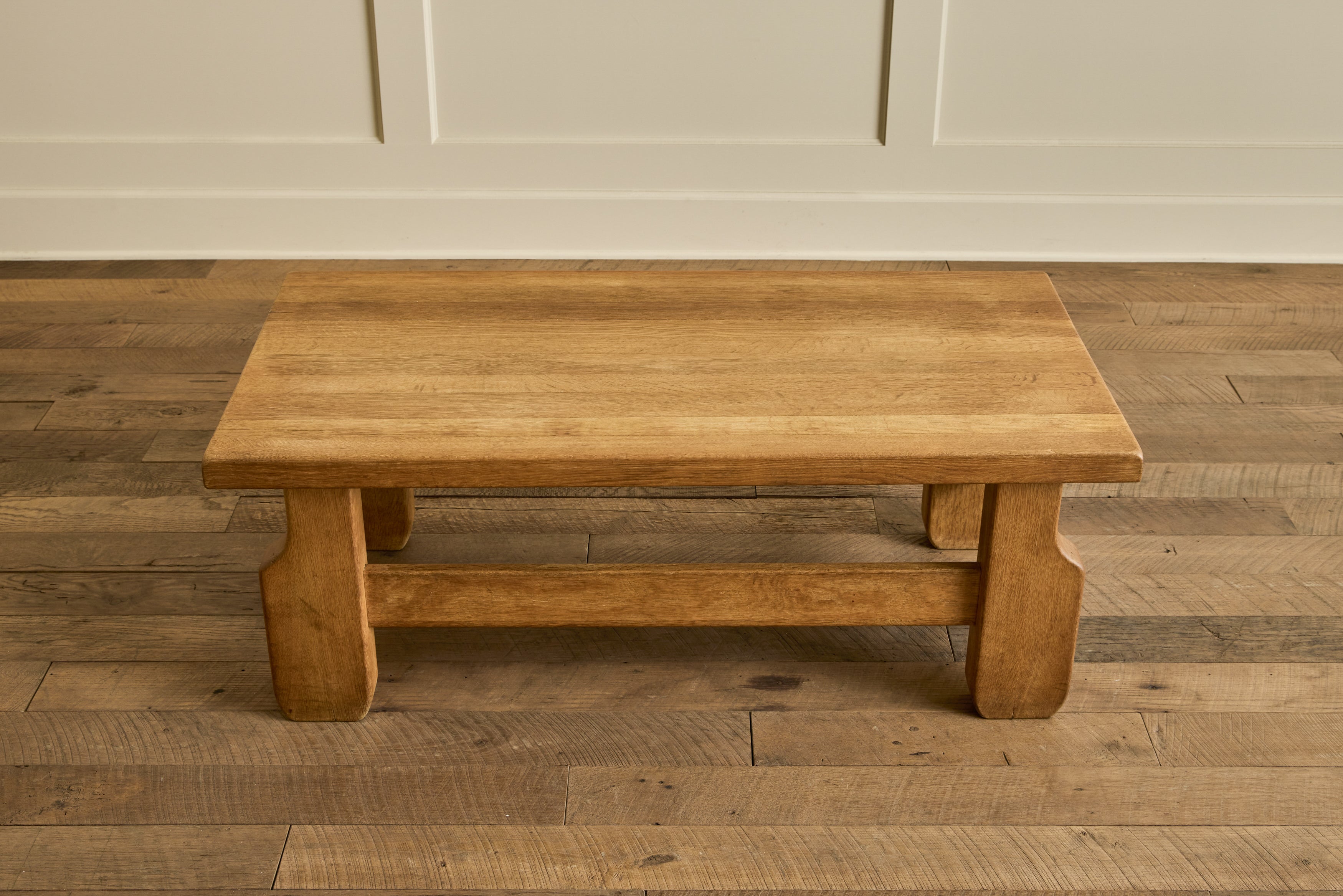 Brutalist Oak Coffee Table
