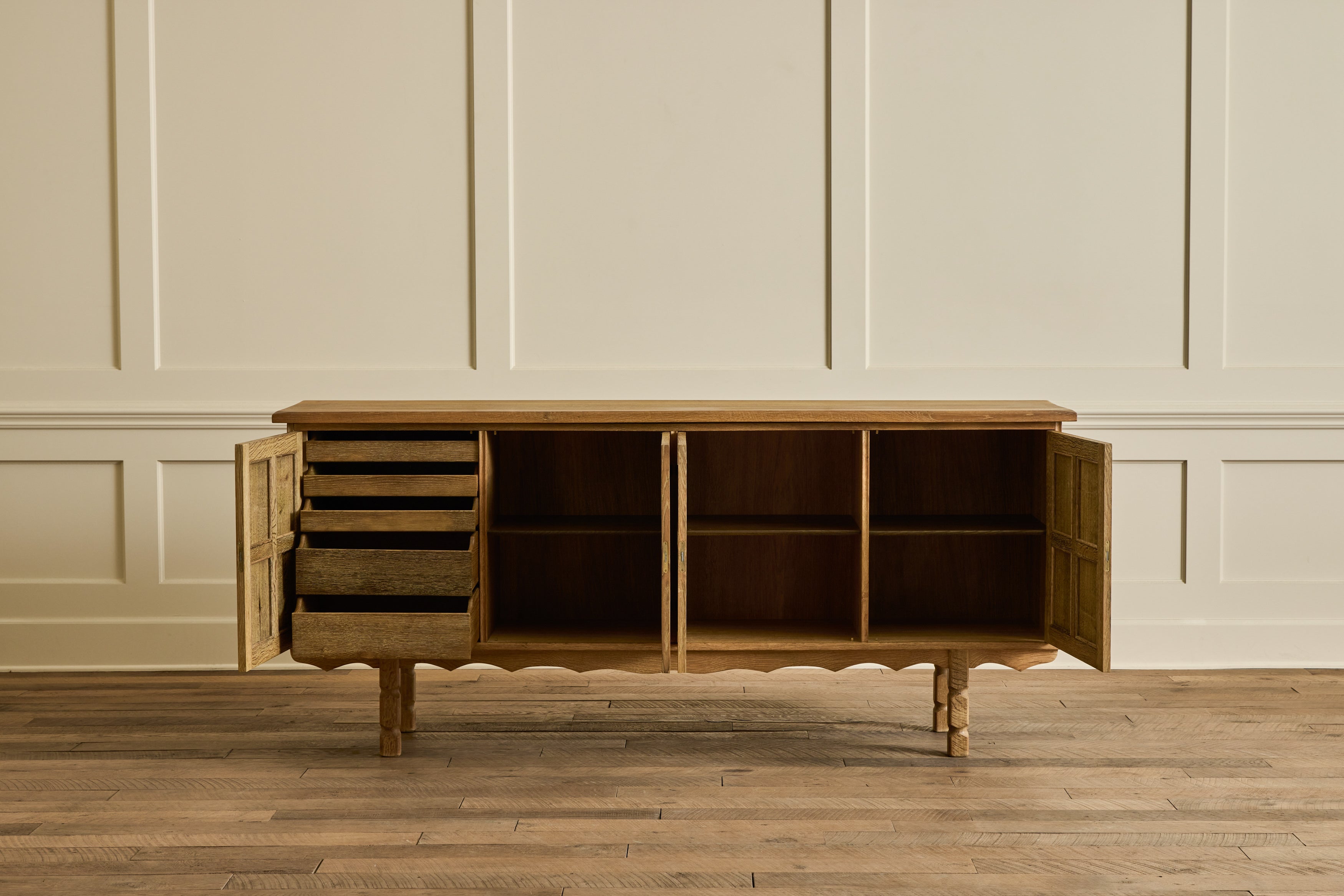 1970s Kjaernulf Oak Sideboard