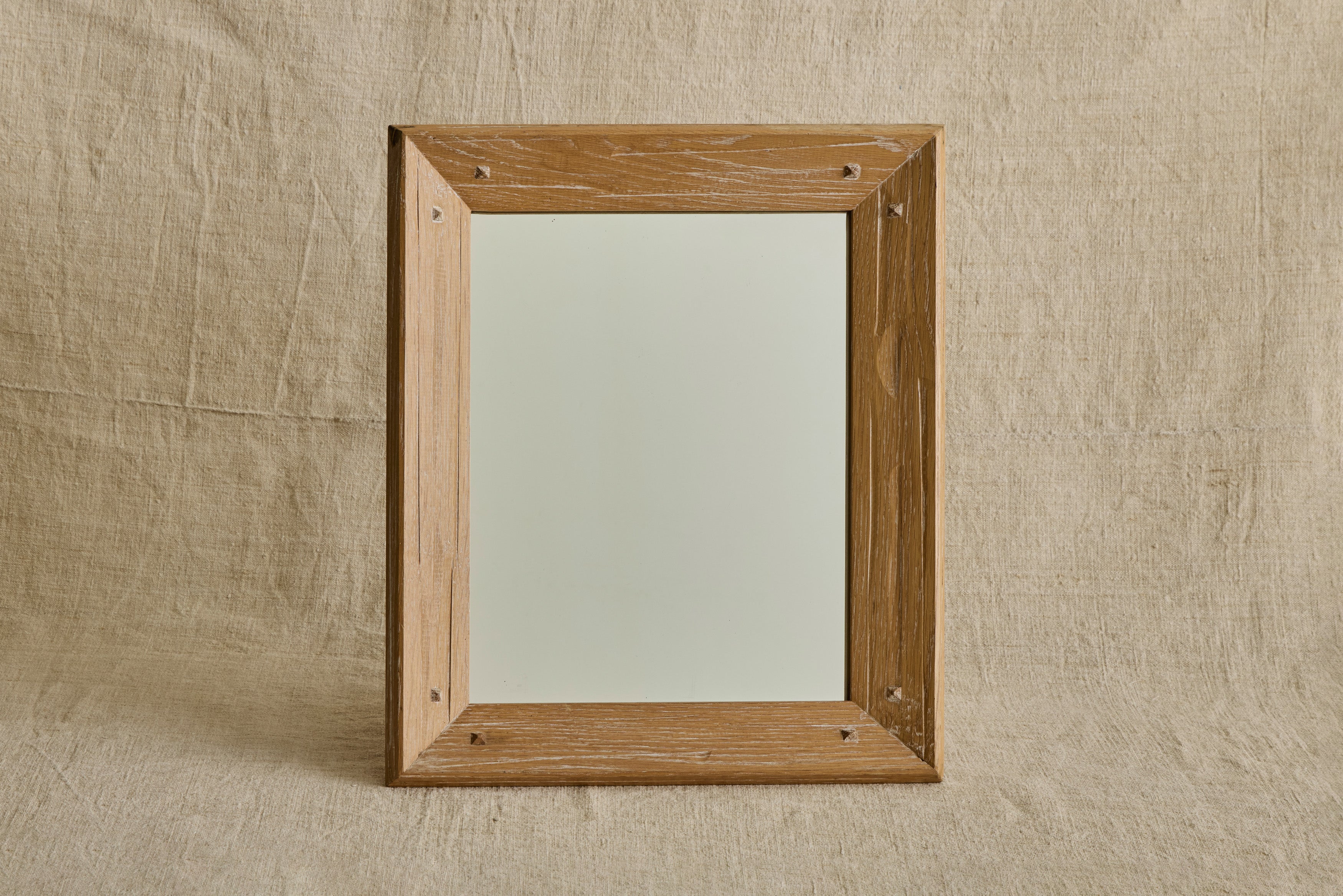 Rustic Oak Dresser Mirror