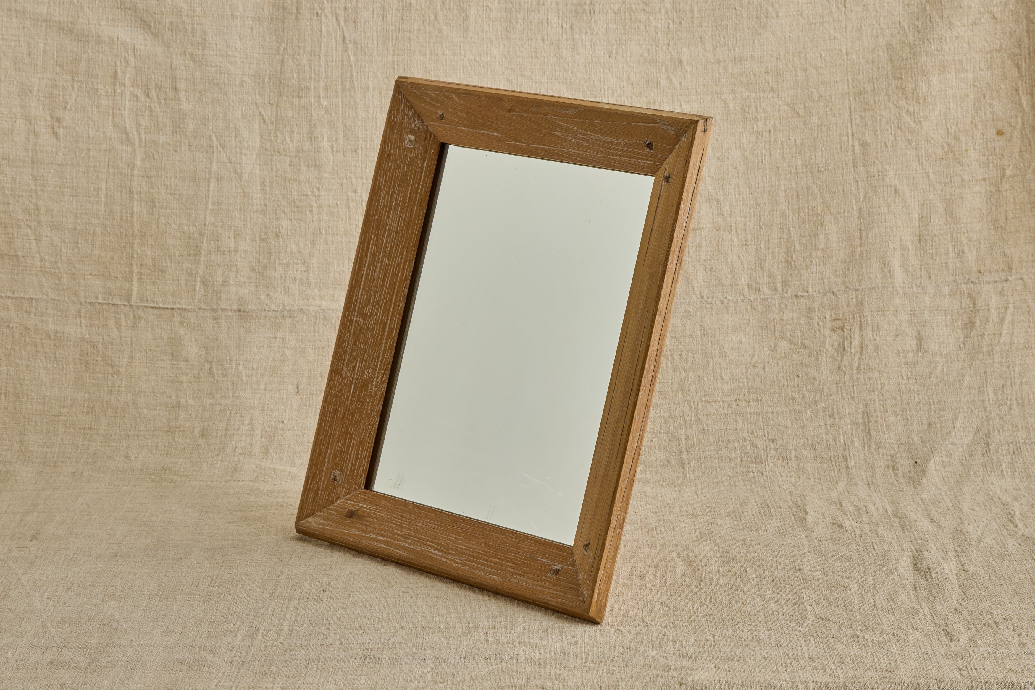 Rustic Oak Dresser Mirror