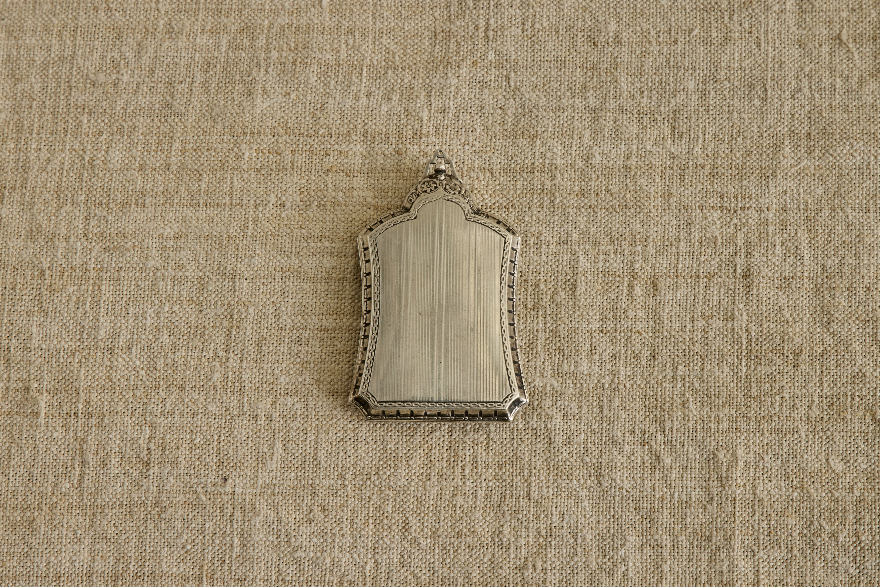 Silver Makeup Compact