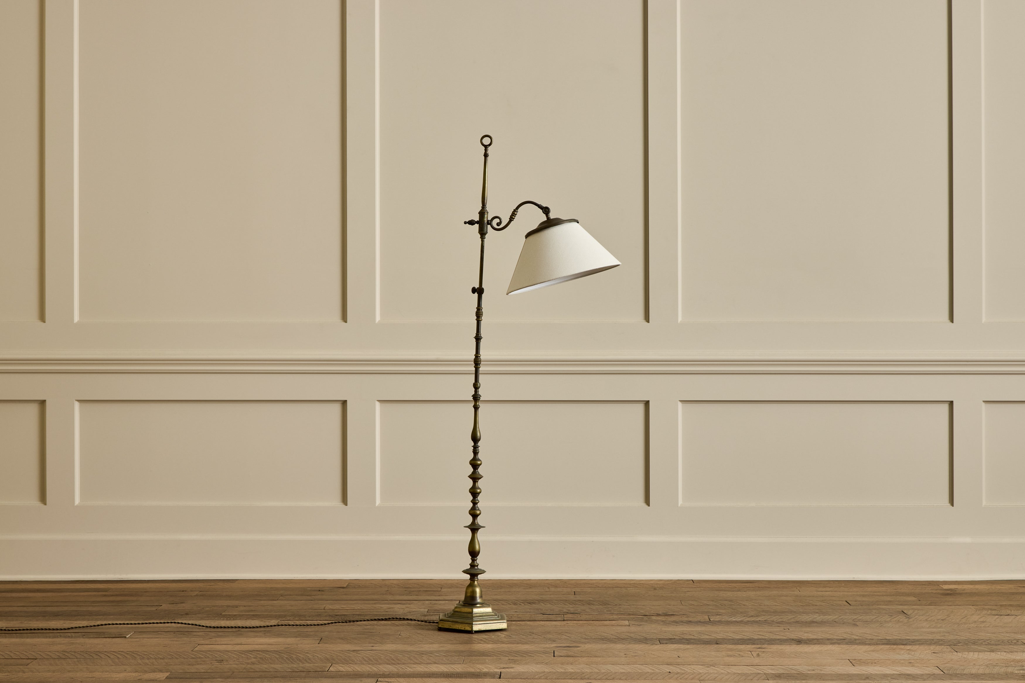 Ornate Brass Reading Lamp