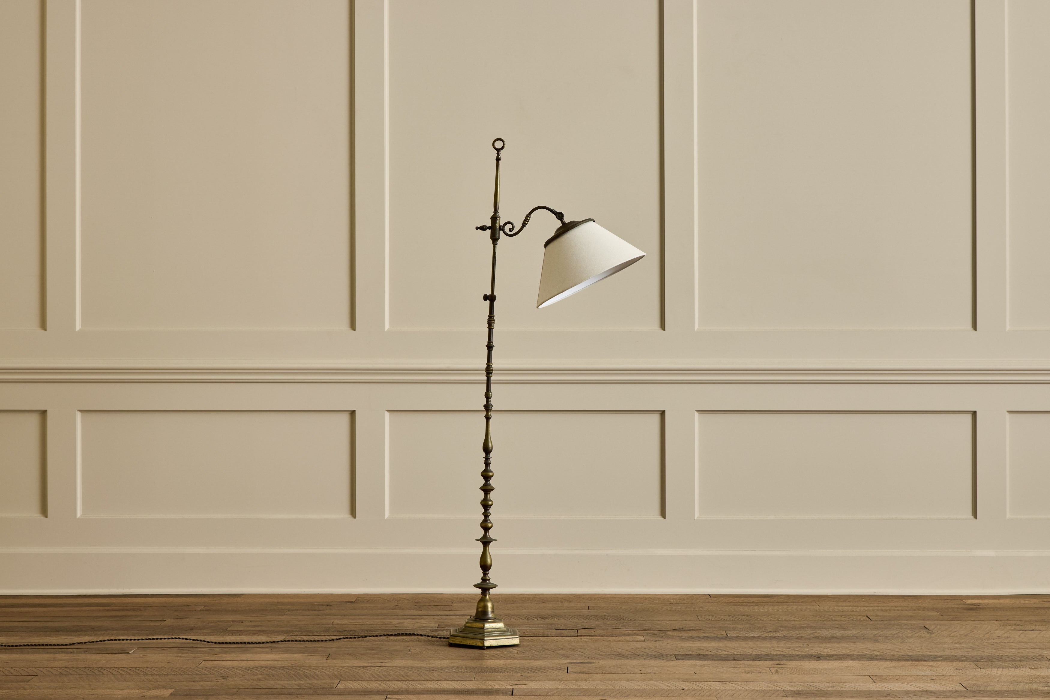 Ornate Brass Reading Lamp
