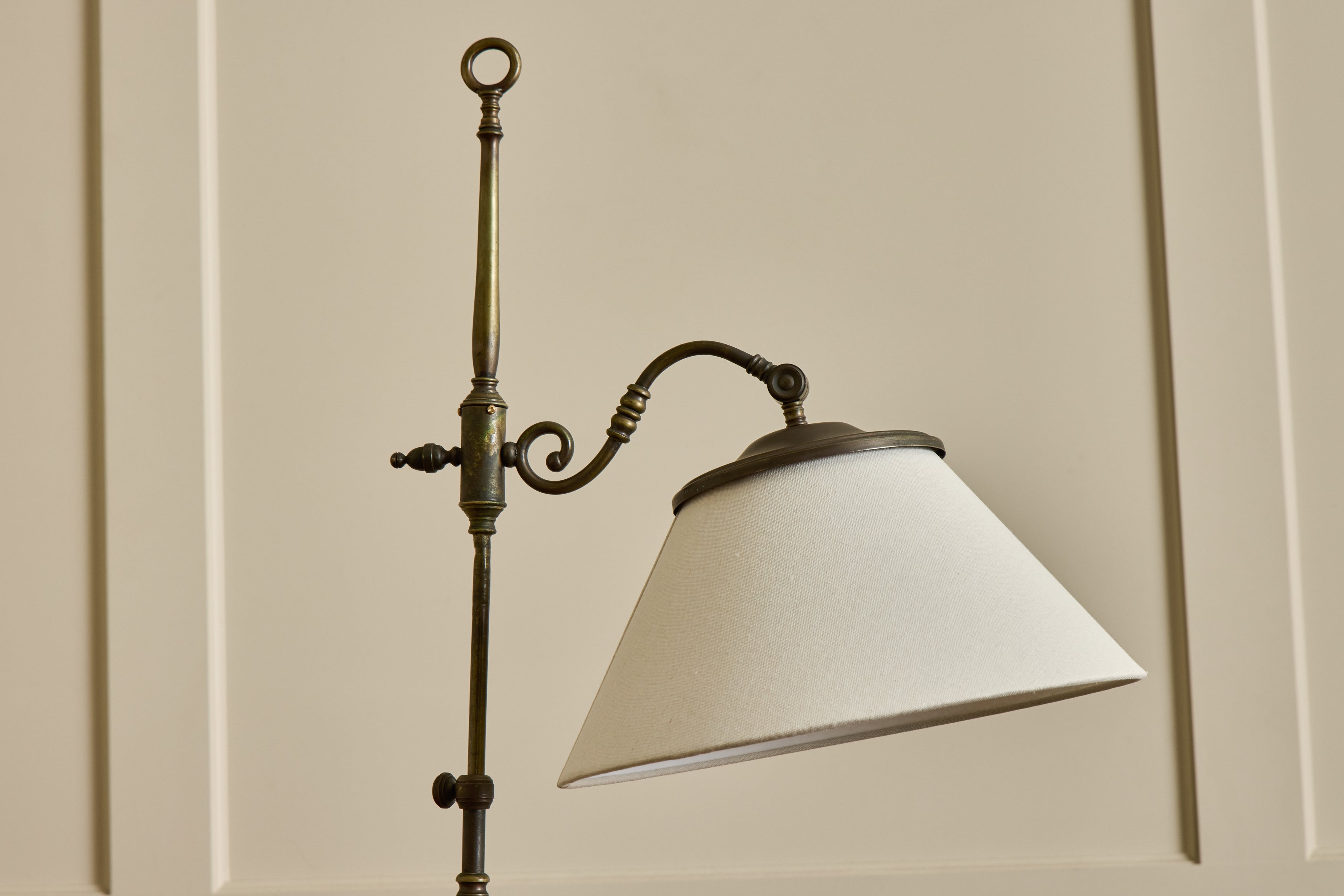 Ornate Brass Reading Lamp