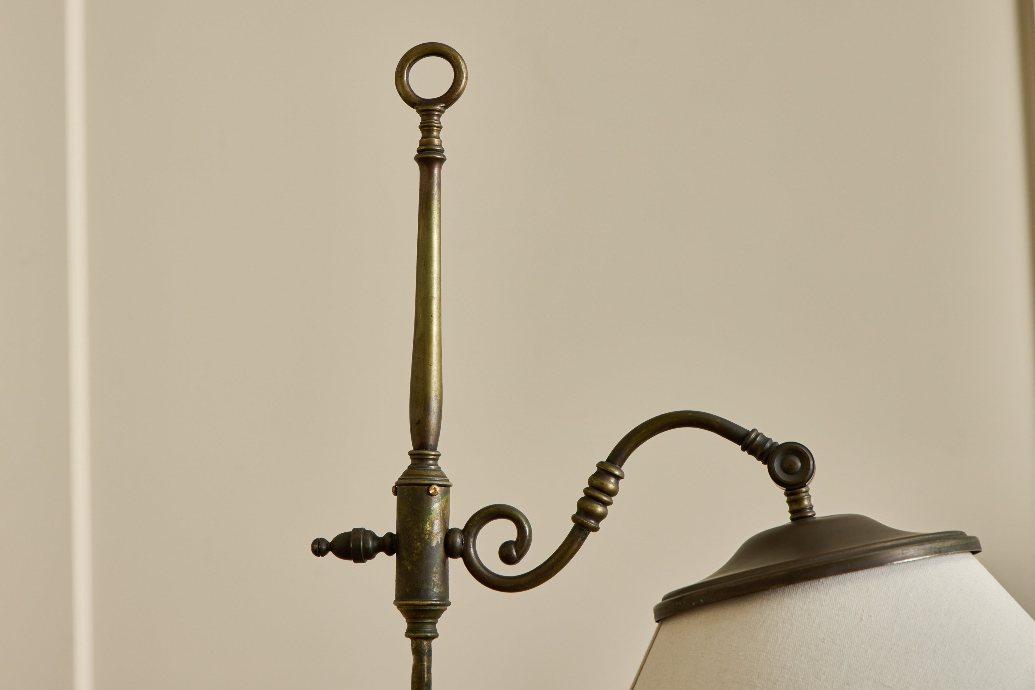 Ornate Brass Reading Lamp
