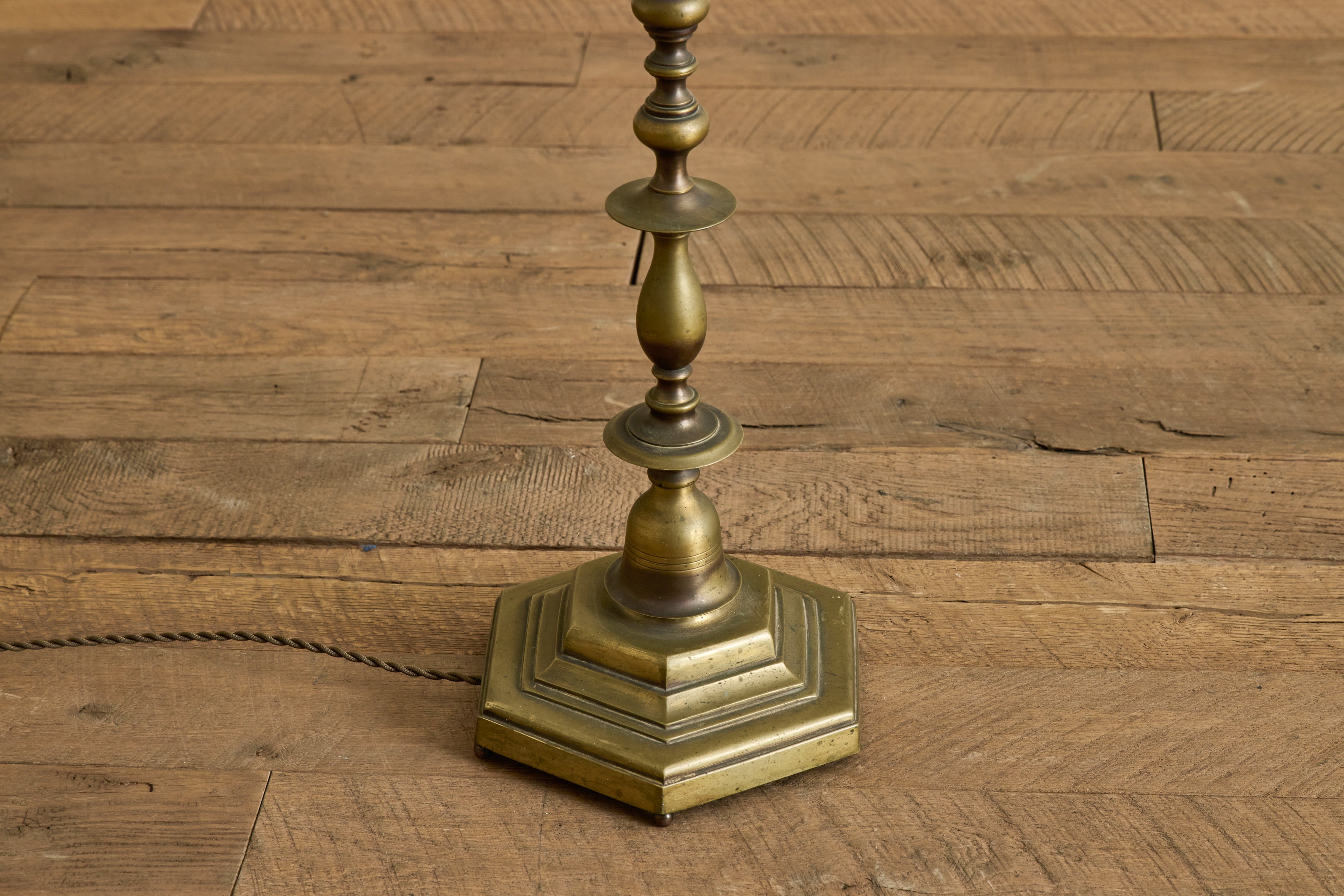 Ornate Brass Reading Lamp