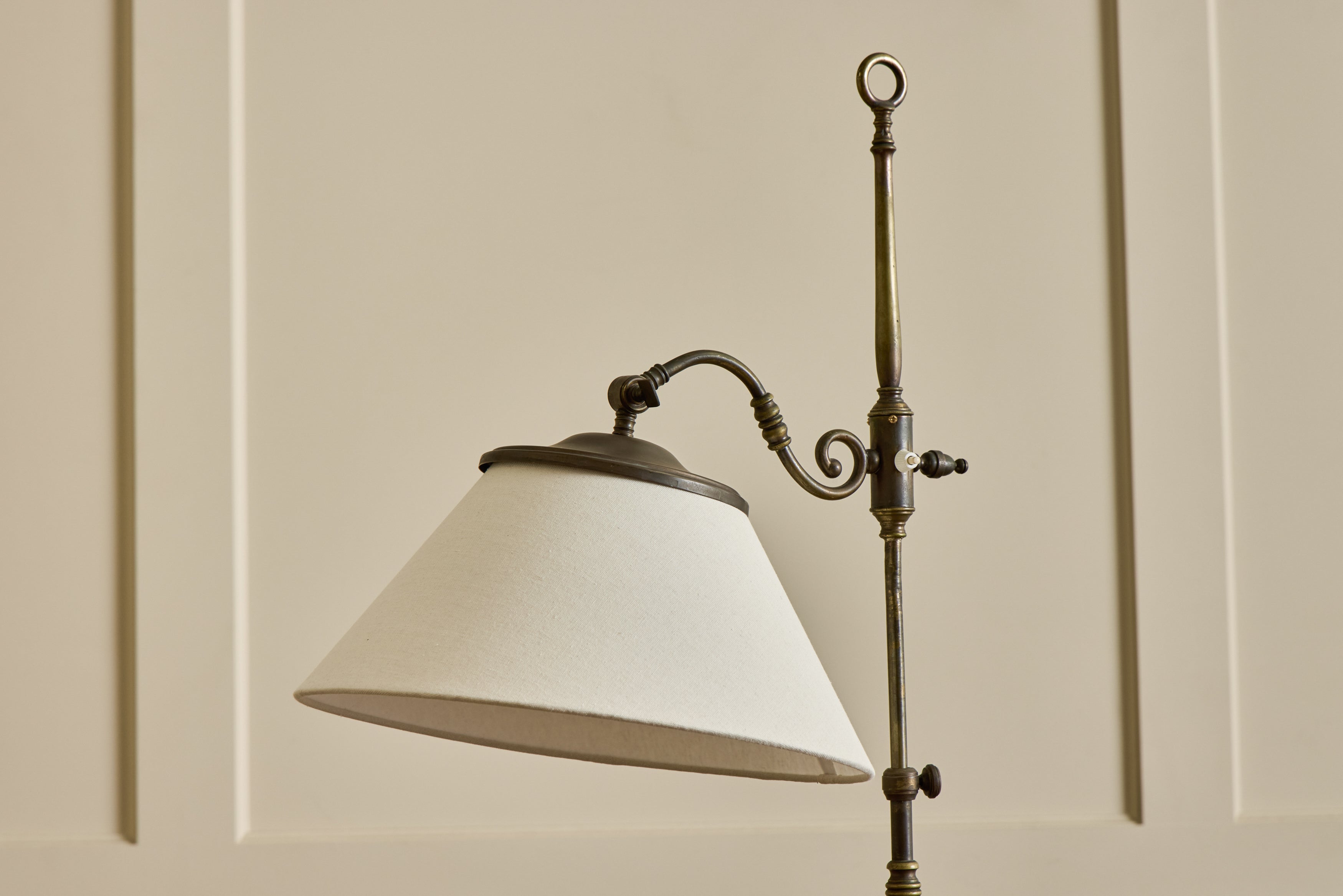 Ornate Brass Reading Lamp