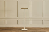 1980s White Metal Floor Lamp