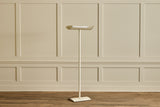 1980s White Metal Floor Lamp