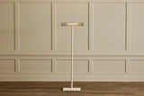 1980s White Metal Floor Lamp