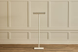 1980s White Metal Floor Lamp
