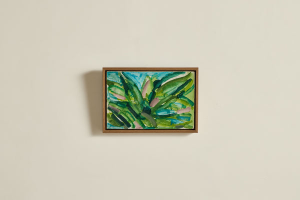 Abstract Leaf Oil Painting