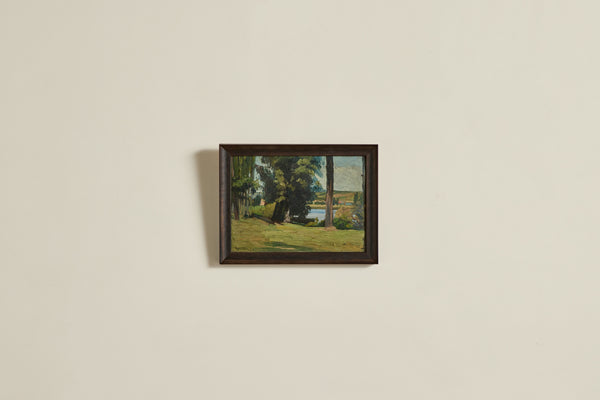 Lakeside Oil Painting