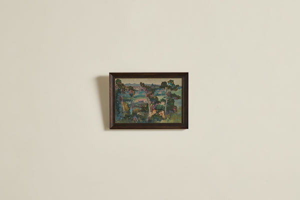 Cottage Forest Painting