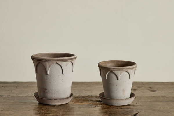 Elizabeth Terracotta Pot & Saucer Set