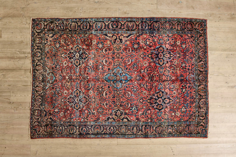 Persian Tabriz Rug 7 x 10'2