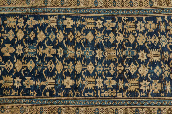 Blue Caucasian Rug 3’9 X 5’2