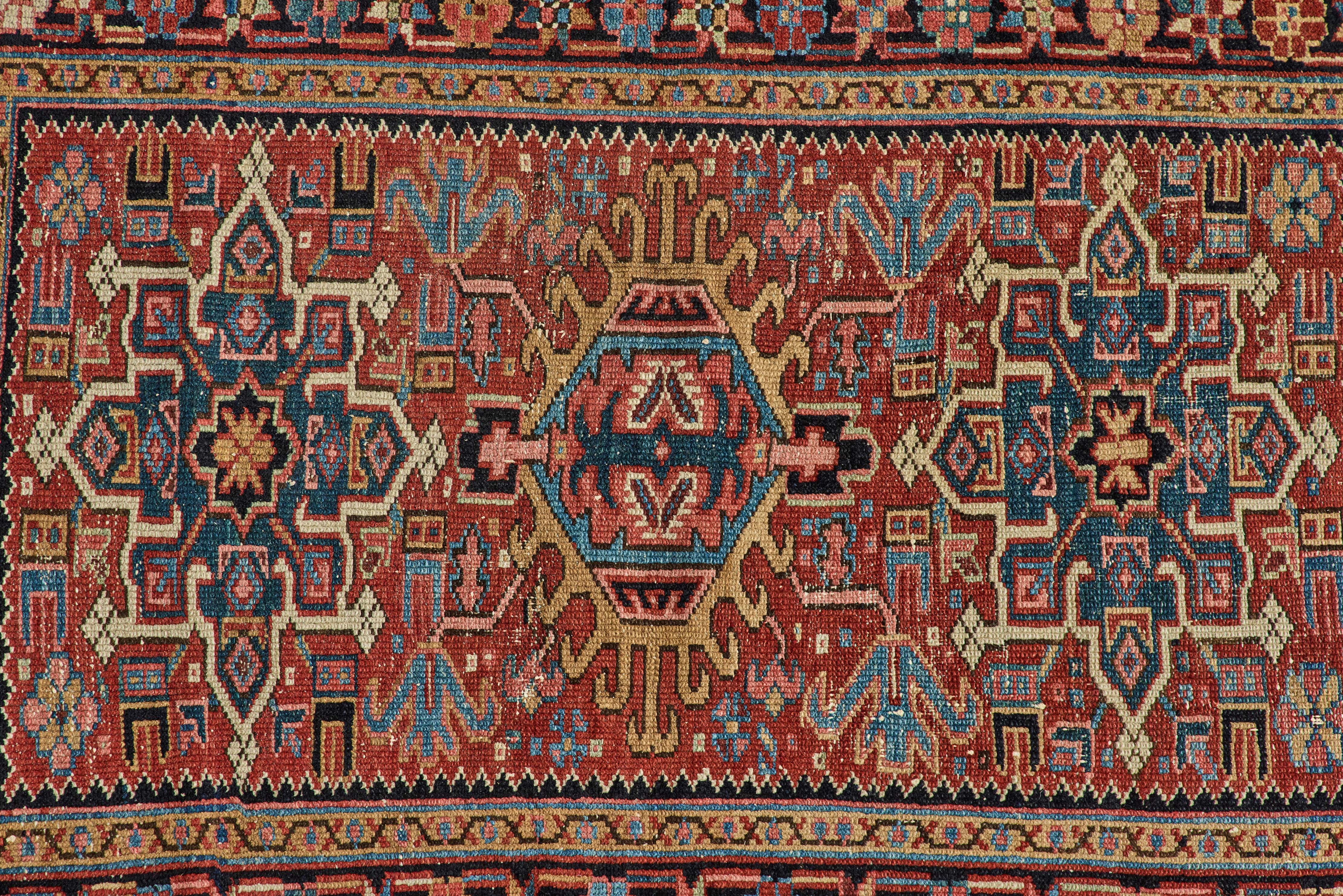 Heriz Scatter Rug 3’4 X 4’3