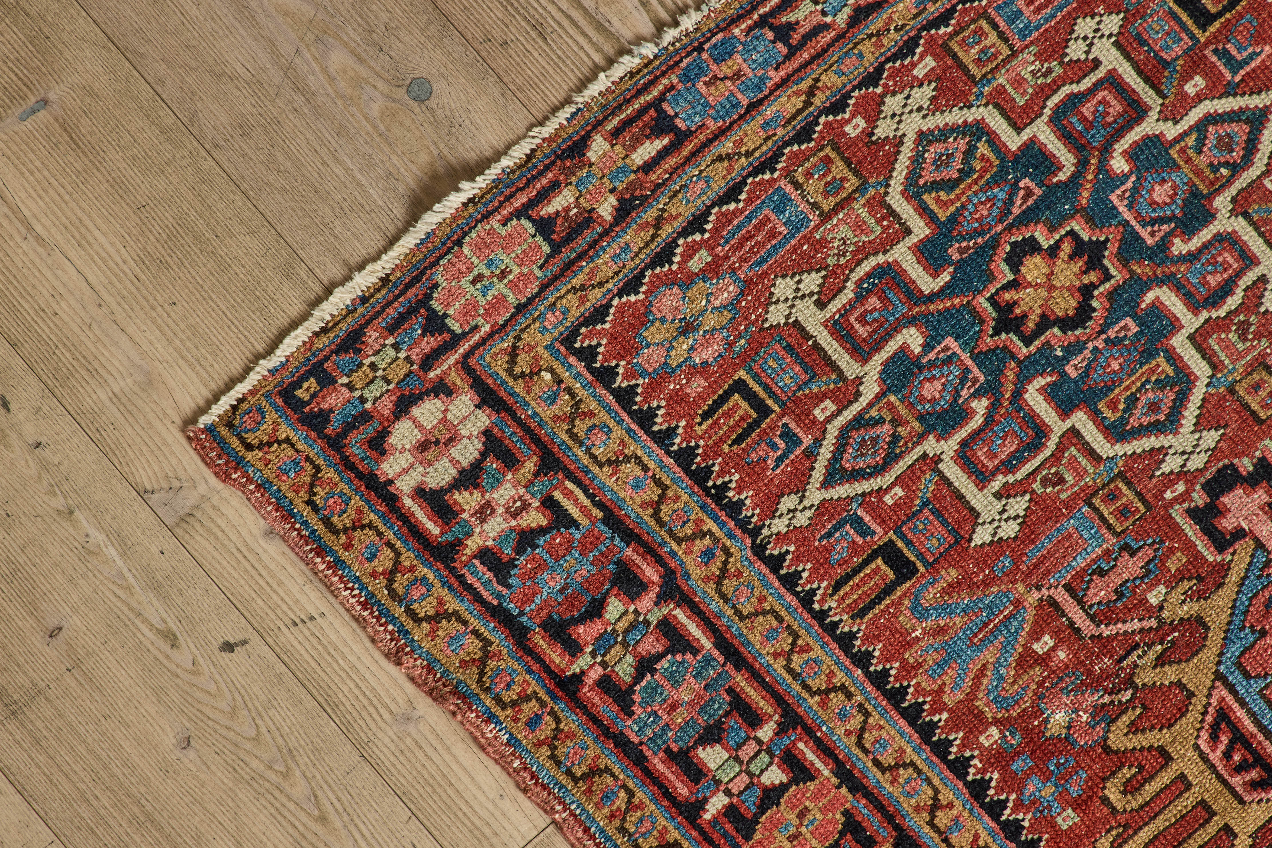 Heriz Scatter Rug 3’4 X 4’3