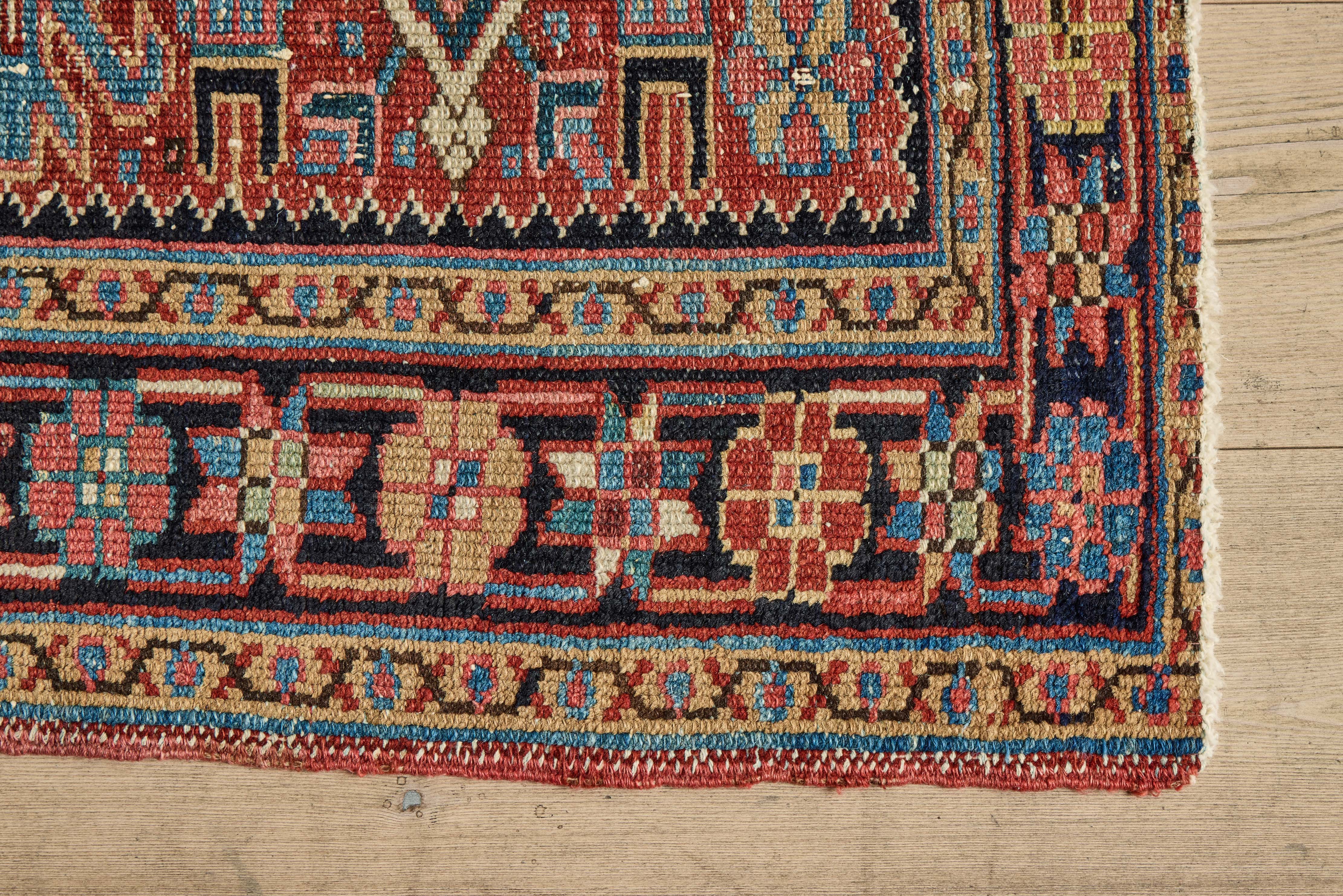Heriz Scatter Rug 3’4 X 4’3