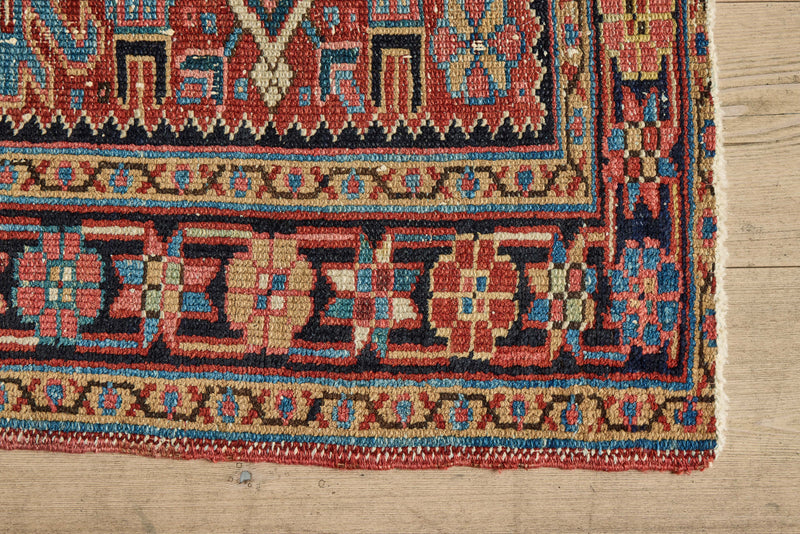 Heriz Scatter Rug 3’4 X 4’3