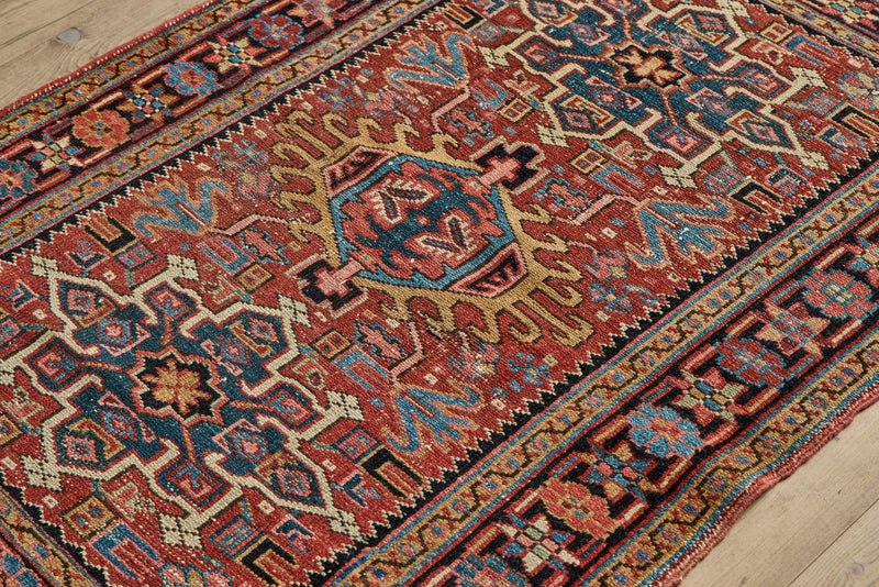 Heriz Scatter Rug 3’4 X 4’3