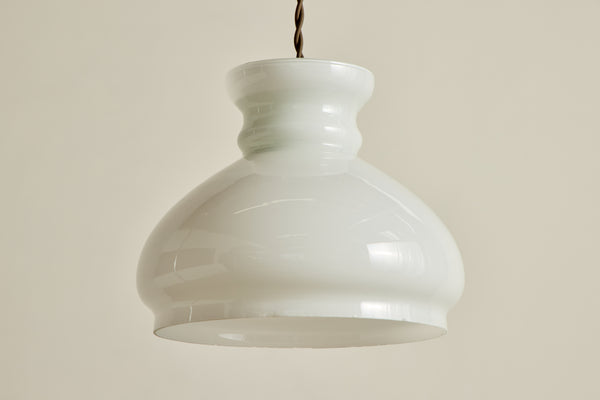 Small Milk Glass Pendant