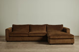 Shown in Holland & Sherry Tempo Bronze and Dark Oak, 120 In.