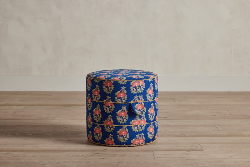 Nickey Kehoe 17" Round Hassock - In Stock
